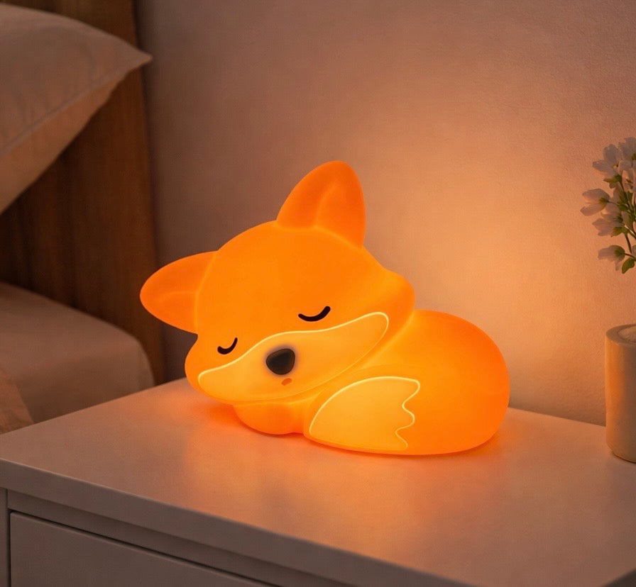 Veilleuse tactile Renard LED – Lumière douce pour enfants