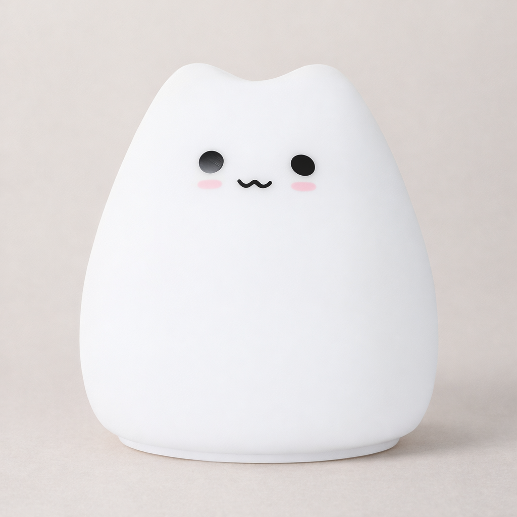 Veilleuse tactile Chat LED - Lumière douce pour enfants