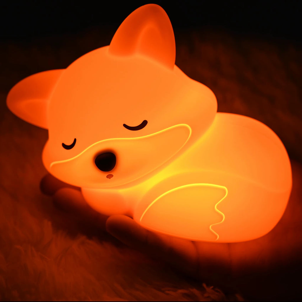 Veilleuse renard LED pour enfants – lampe de nuit douce