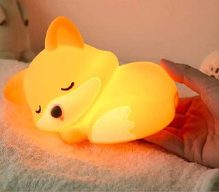 Veilleuse tactile Renard LED – Lumière douce pour enfants