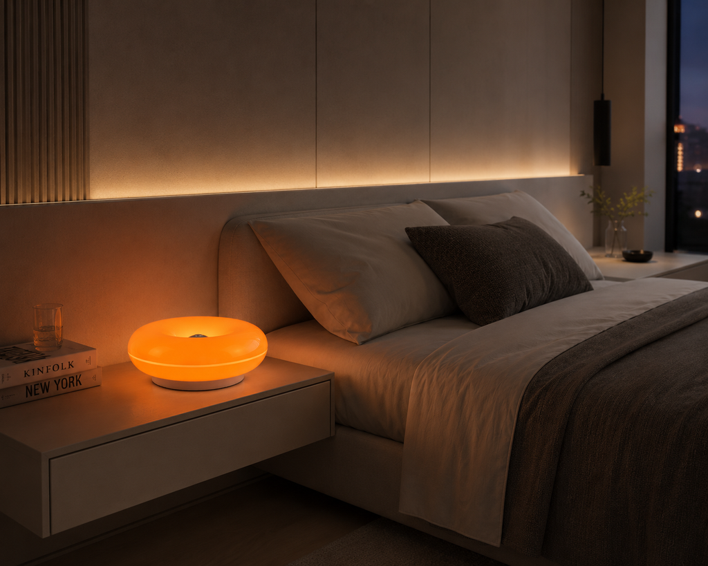 Lampe Donut Tactile LED Design