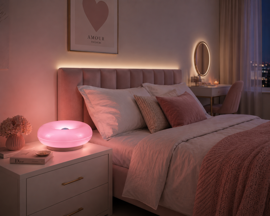 Lampe Donut Tactile LED Design