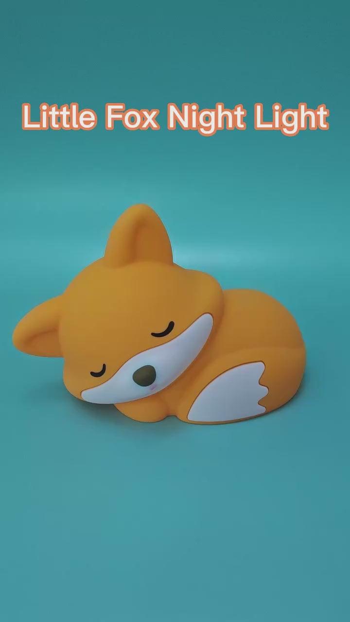 Veilleuse tactile Renard LED – Lumière douce pour enfants