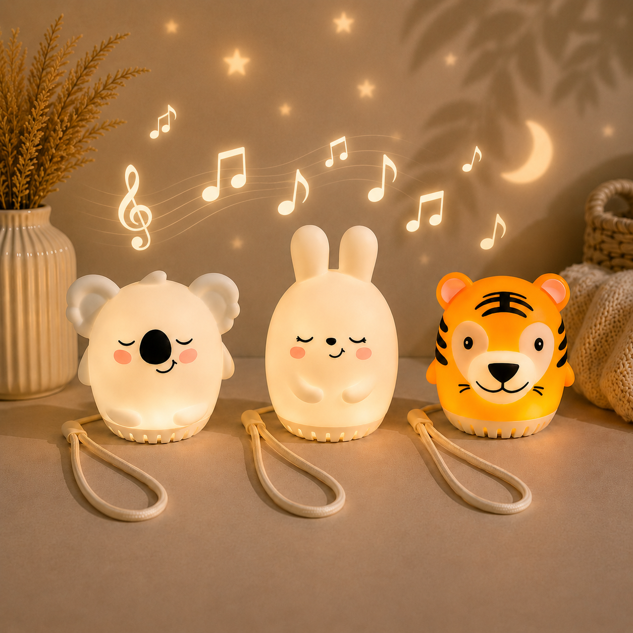 Mini Veilleuse Animaux Bruits Blancs